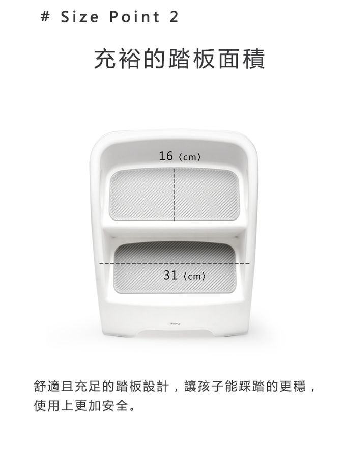 韓國 iFam - 多用途腳踏凳-商品尺吋：【38.4cm x 38cm x 38.6cm】