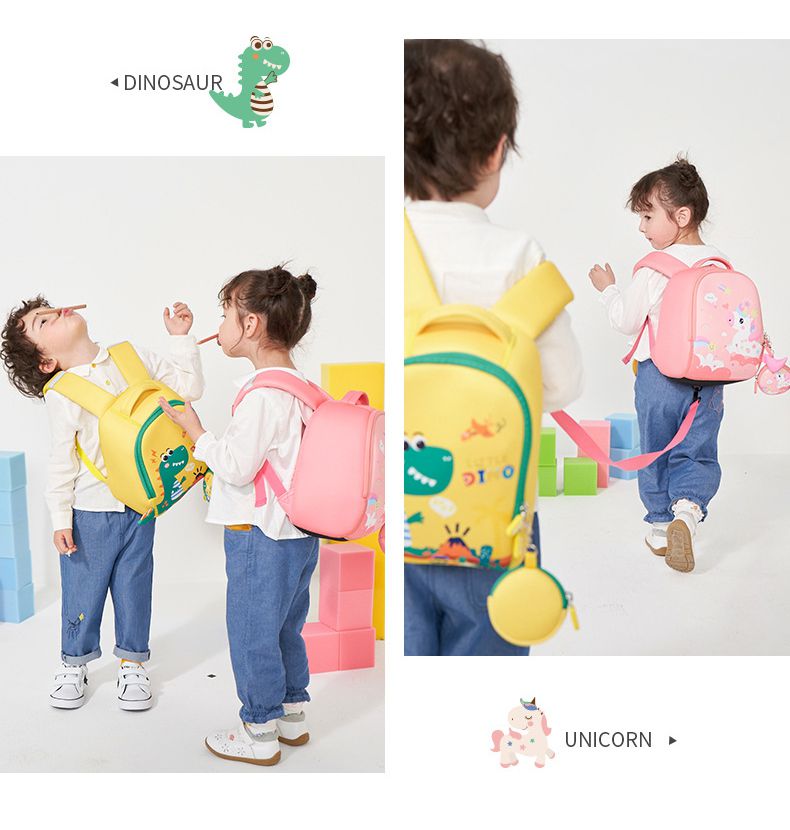 kocotree - 立體造型背包_小碼(附零錢包+走失繩)-藍色鯊魚