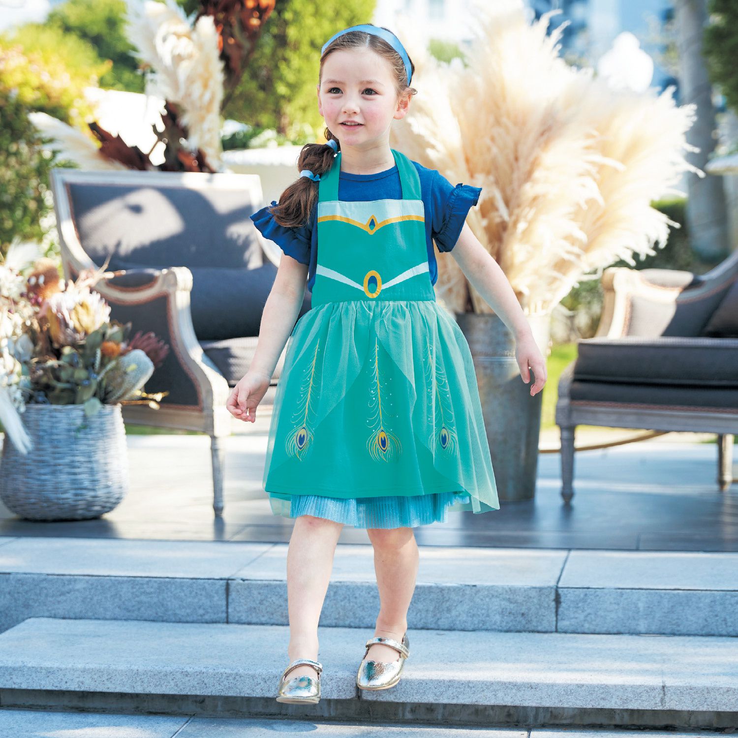 日本千趣會 - 公主圍裙式洋裝-白雪公主