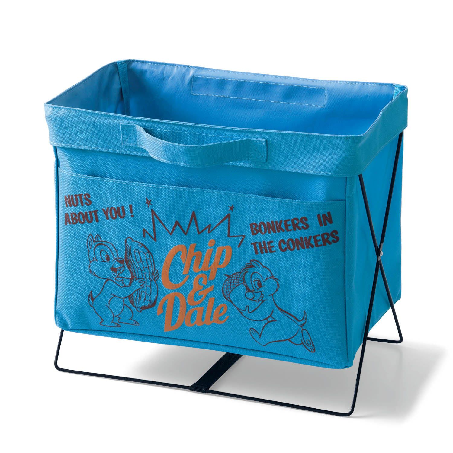 日本千趣會 - 迪士尼 可折疊立體收納袋-唐老鴨-深藍 (34x20x29.5cm)