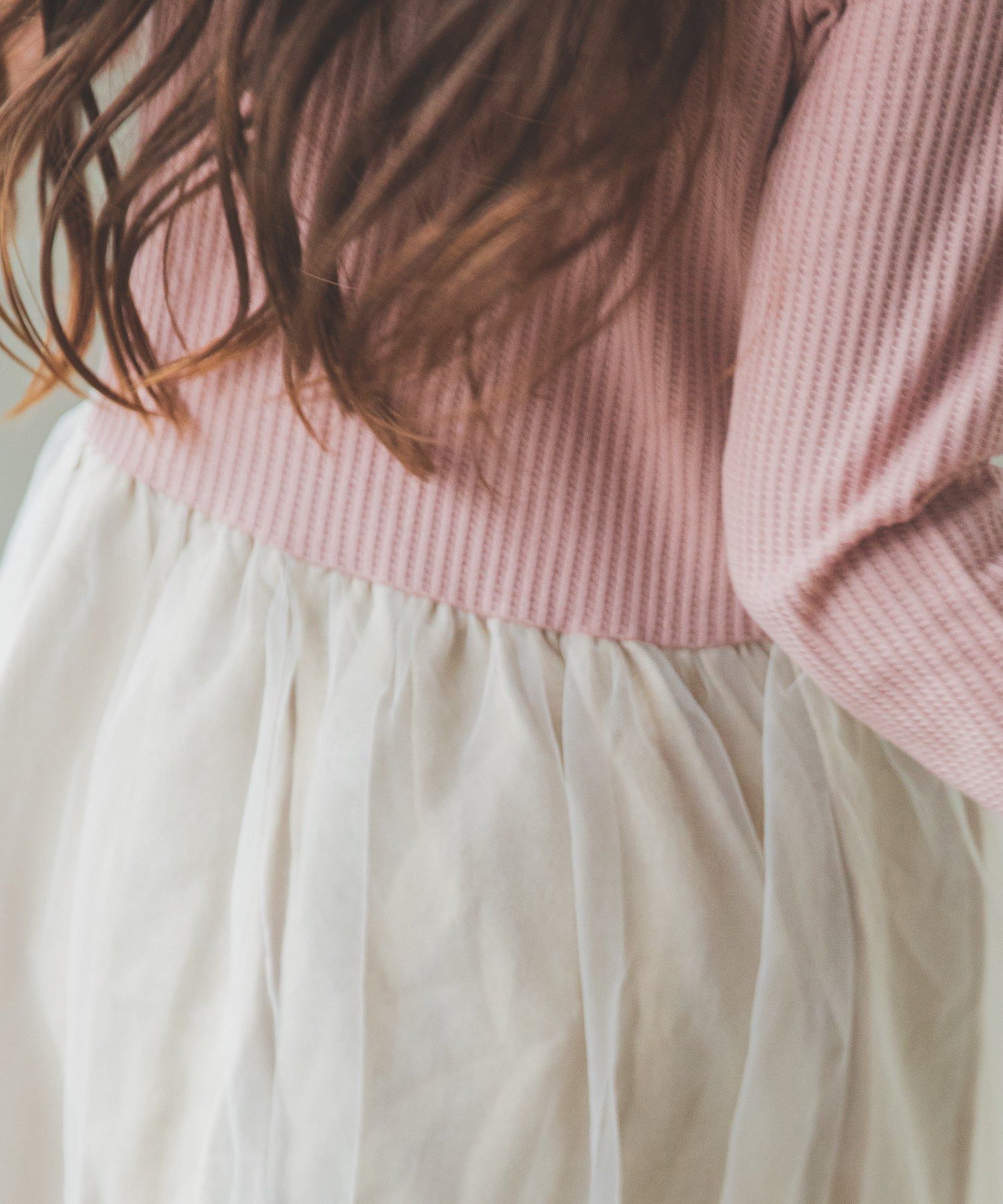 日本 PAIRMANON - 小精靈澎澎紗裙洋裝-摩卡