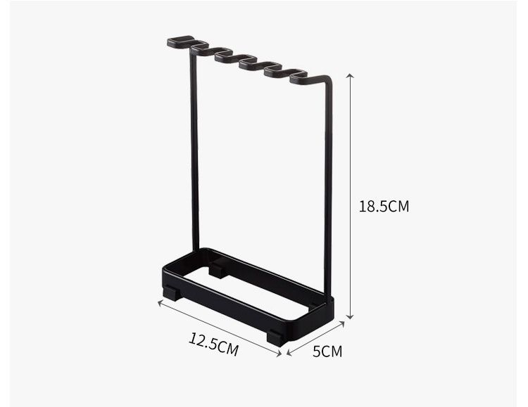 浴室牙刷置物架-黑色