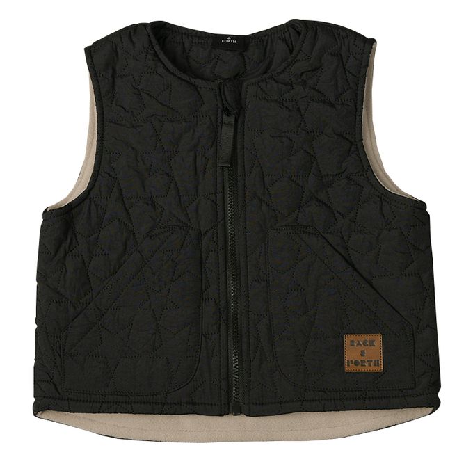 akachan honpo - 鋪棉背心-黑色