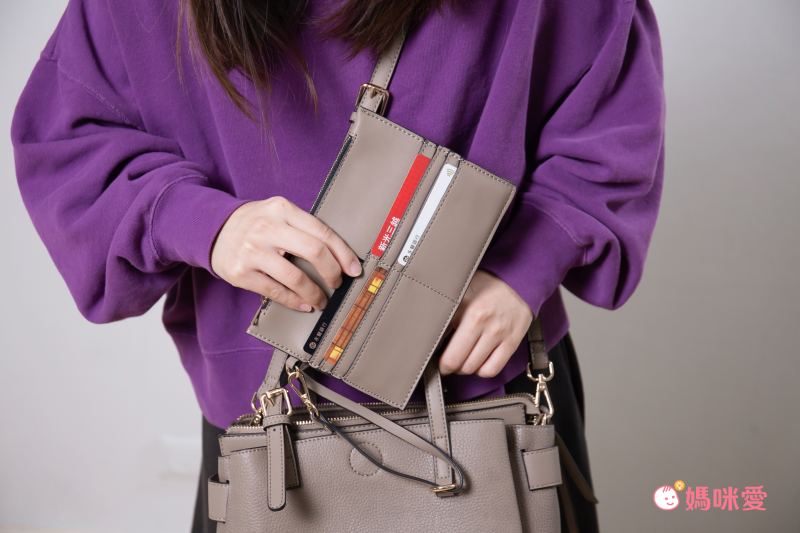 日本 FIRANO - [明星著用款]多夾層2WAY托特包+側背包2件組-焦糖 (34x28x14cm)