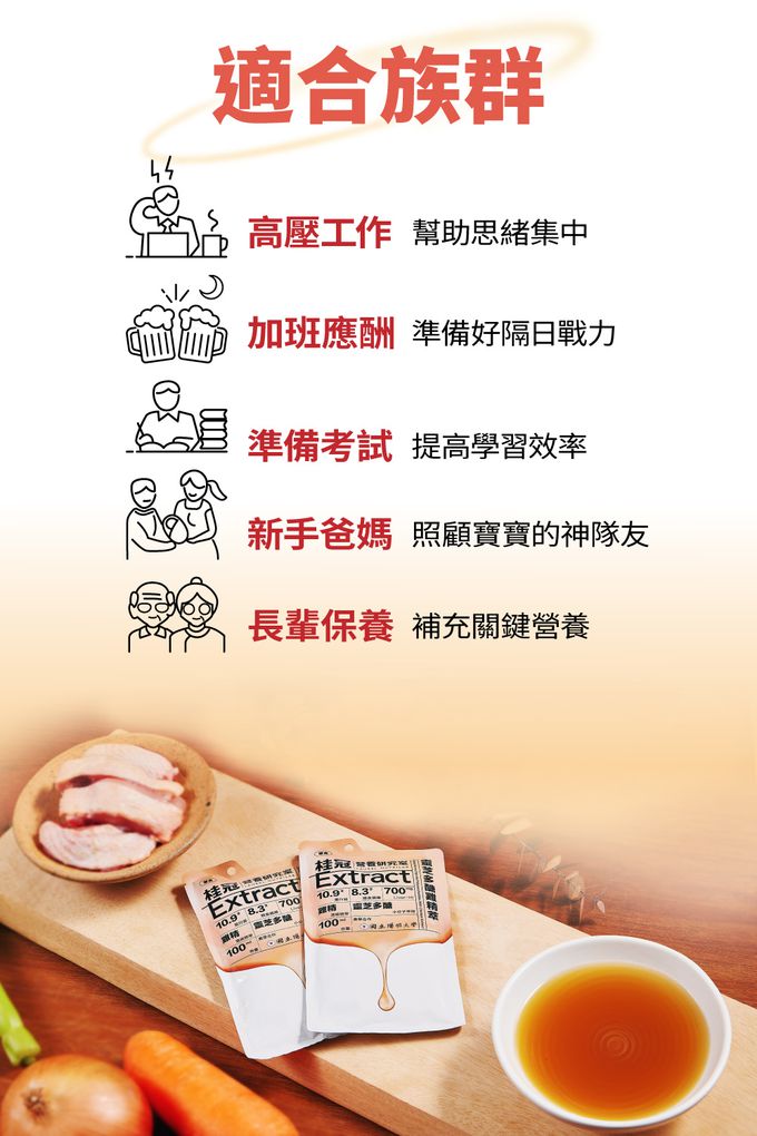 桂冠 - 營養研究室-靈芝多醣雞精萃禮盒-常溫60ml/包-9包/盒