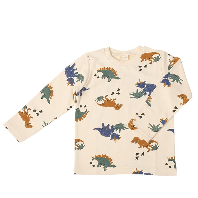 akachan honpo - 長袖休閒上衣-圖案-綠色