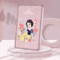 Disney 迪士尼 - ✂附wh貼紙 迪士尼 20W PD超薄磁吸無線快充行動電源 5000mAh-白雪公主