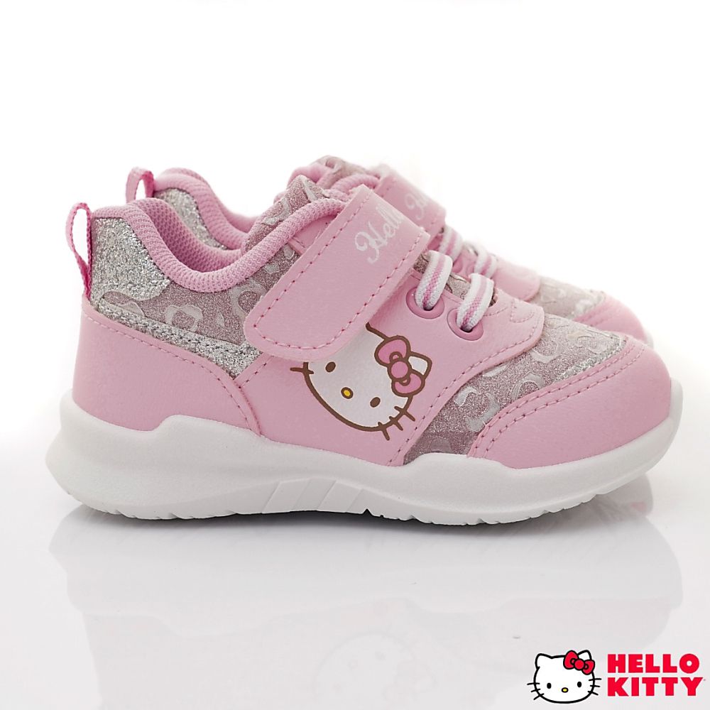 HELLO KITTY-台灣製亮粉休閒運動款-723210粉(小童段)-運動鞋-粉