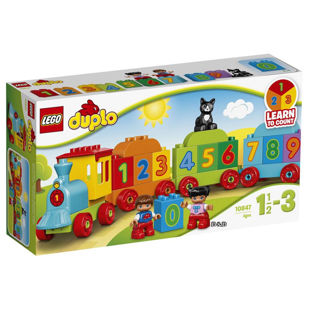 樂高 LEGO - 樂高 Duplo 得寶幼兒系列 - 數字火車 10847-23pcs