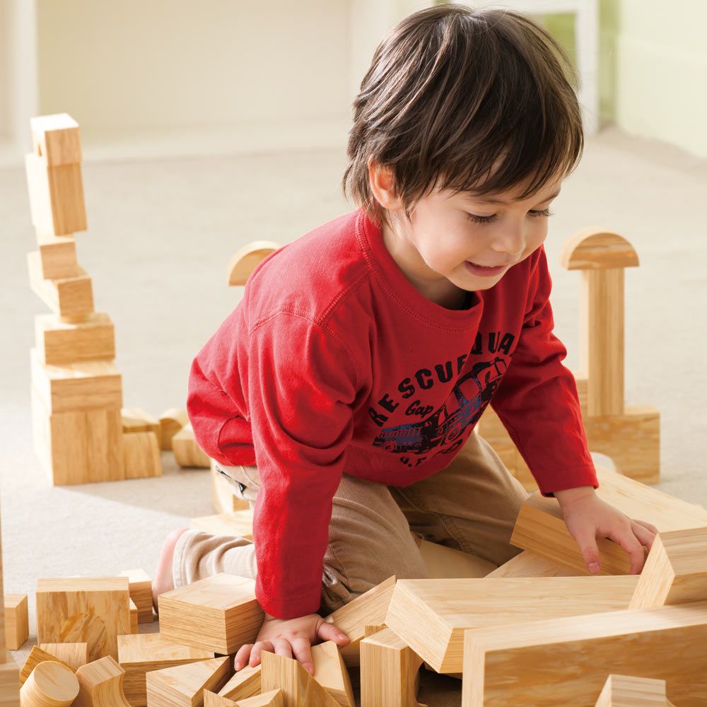 Weplay - 軟質木紋積木-30件-厚4cm