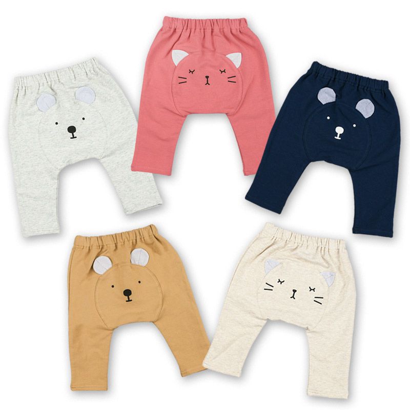 akachan honpo - 女10分造型屁屁褲-動物-淺卡其色