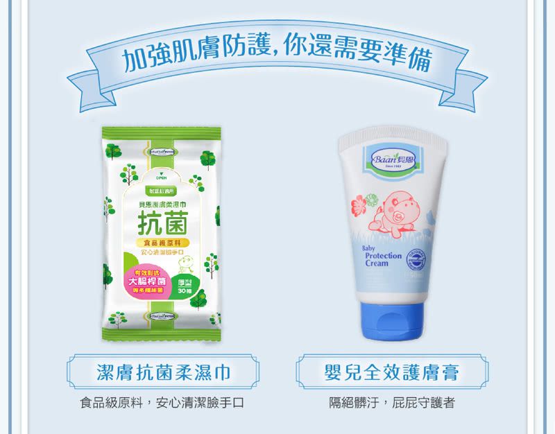 貝恩 Baan - 嬰兒保養柔濕巾-(效期:2023/8)-80抽21包+貝恩乾濕兩用巾4包