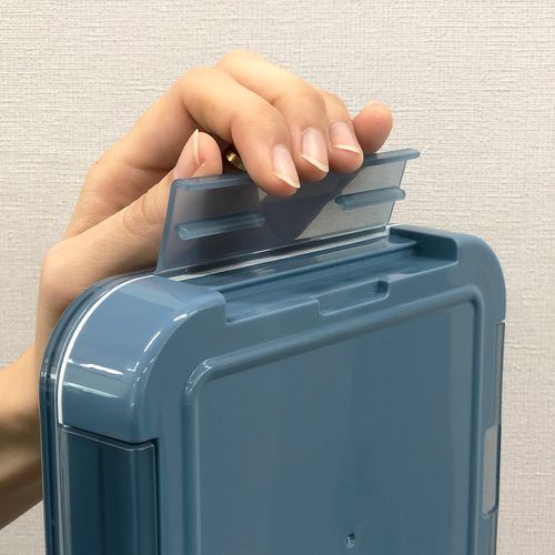 時尚巴黎系列纖細餐盒-500ml-深海藍