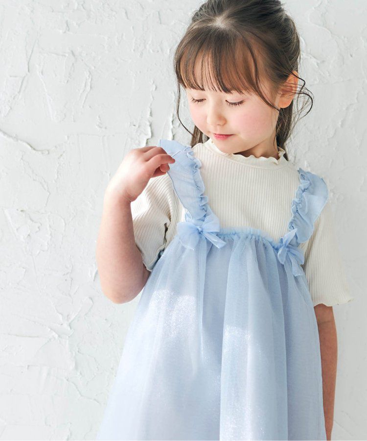 日本 apres les cours - 歐風夢幻澎澎紗裙洋裝-米杏x水藍