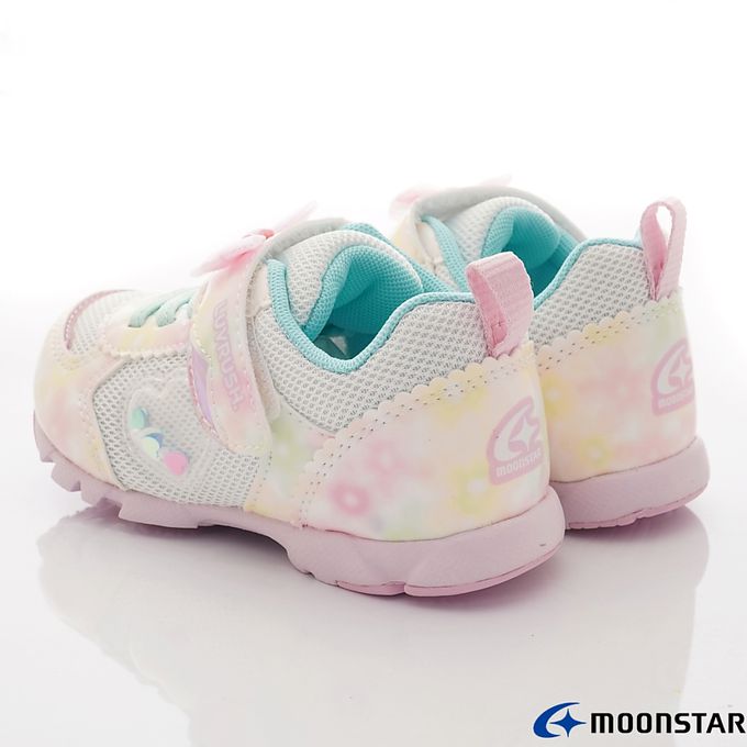 Moonstar日本月星 - 月星LV系列甜心運動款(中大童段)-運動鞋-白
