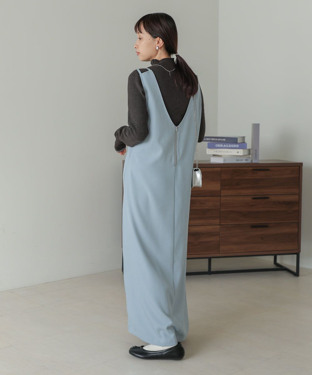 日本 Bab - 高級感小立領彈性針織上衣-象牙