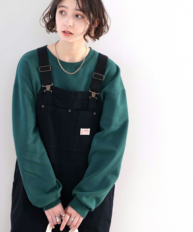 日本 Classical Elf - 美式經典百搭吊帶褲-摩卡