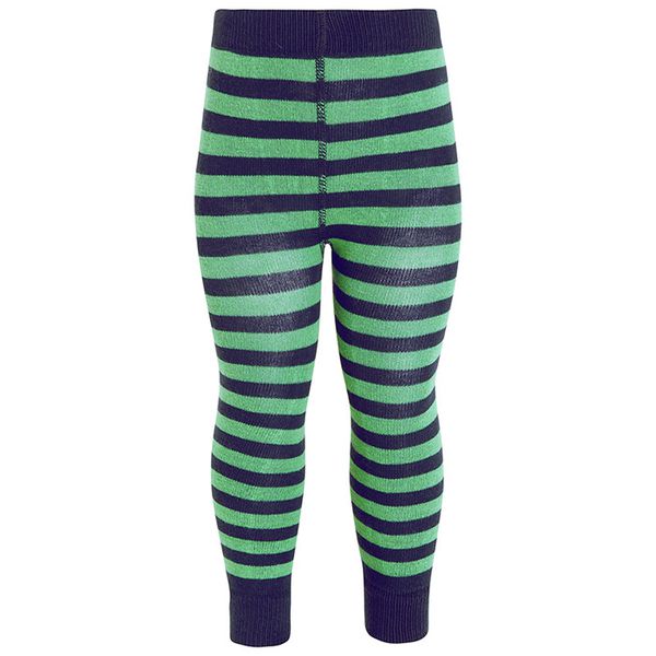 英國 JoJo Maman BeBe - 圖案嬰幼兒內搭褲/保暖襪-綠色恐龍