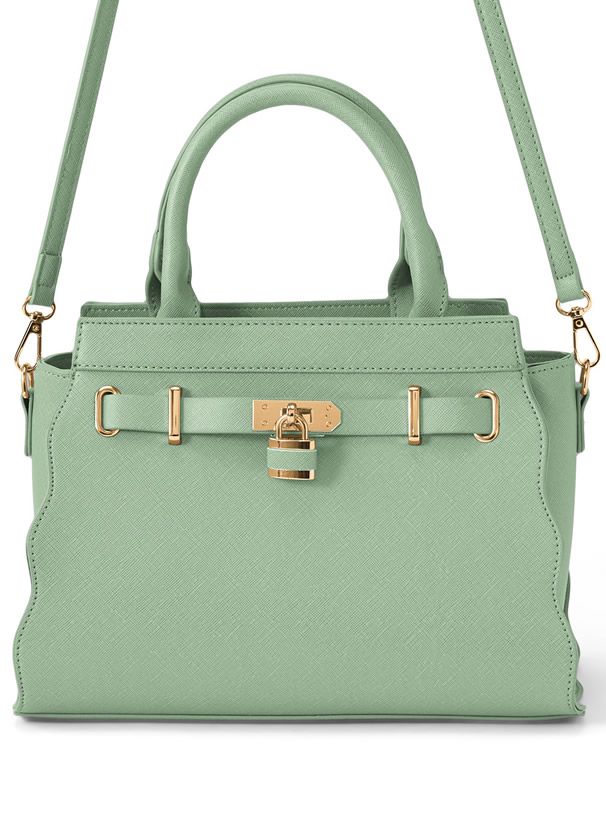 日本 GRL - 2WAY波浪時尚皮質手提包/側背包-天使白