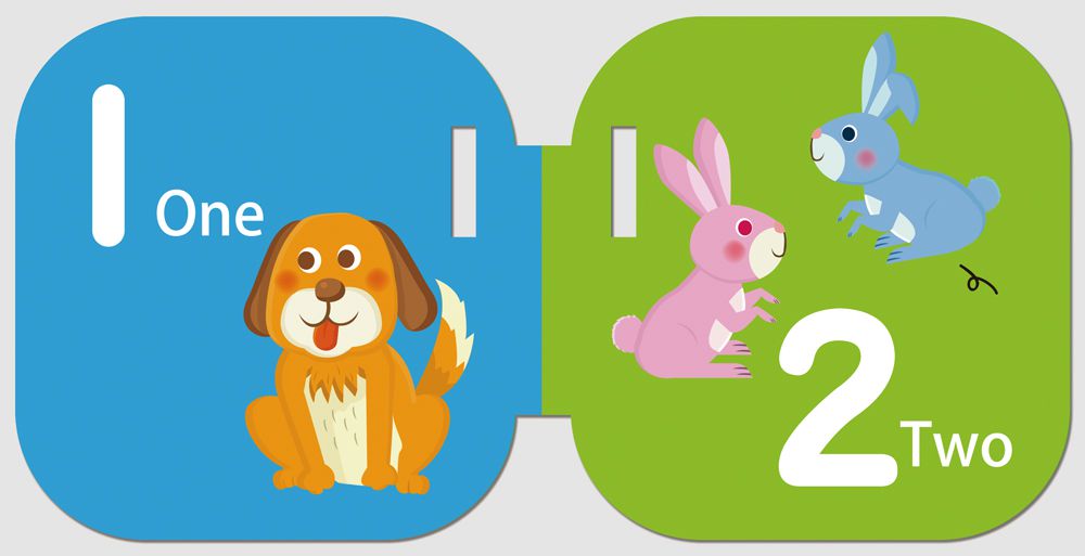 BABY掛環認知書-4本掛環認知書+1個固齒手搖鈴+2個可拆式伸縮掛環