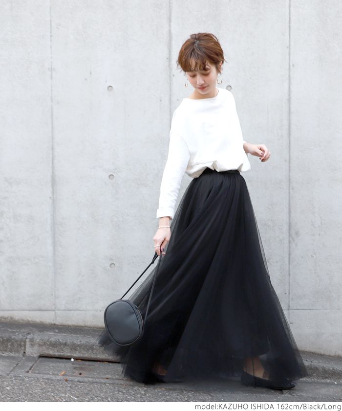 日本 COCA - 絕美飄逸紗裙-深咖啡