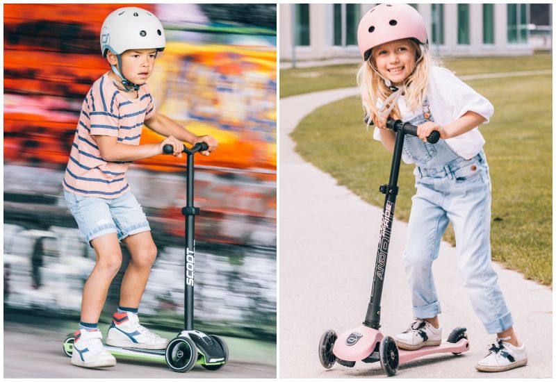 奧地利 Scoot & Ride - Kick1 Cool飛滑步車/滑板車-米色