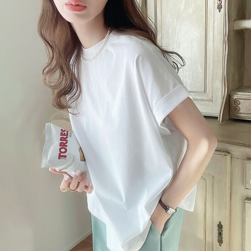 日本 Classical Elf - 優雅質感圓領法式袖上衣-淺綠