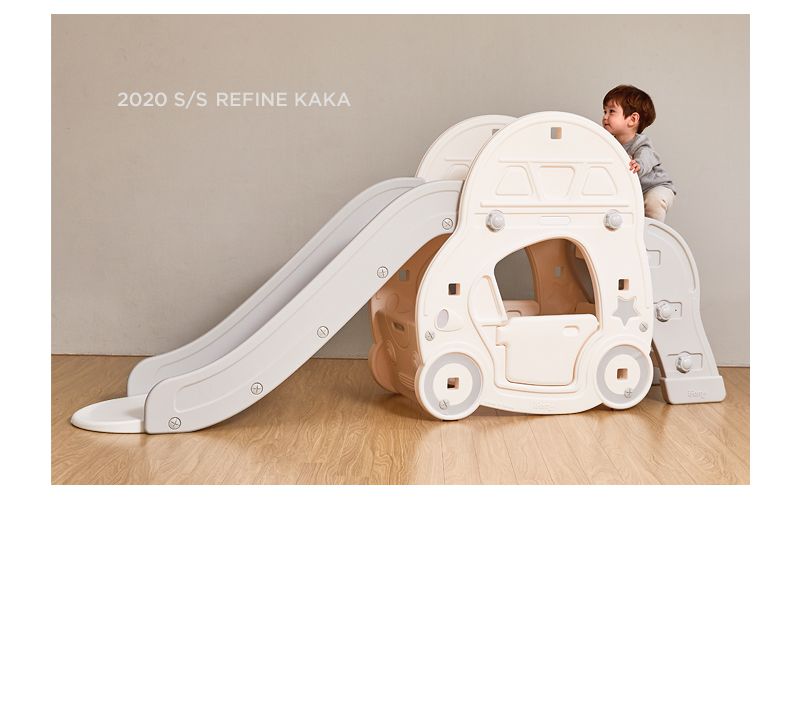 韓國 iFam - 汽車滑梯-湖水藍