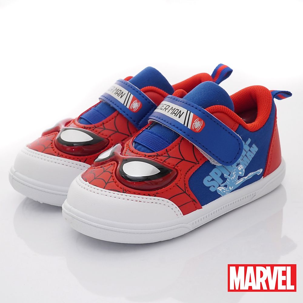 台灣製蜘蛛人休閒運動鞋白(中大童段)-運動鞋-紅藍