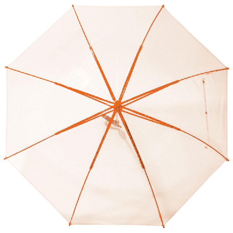 日本Caetla - Evereon 替換式傘面-透明系列-橘色