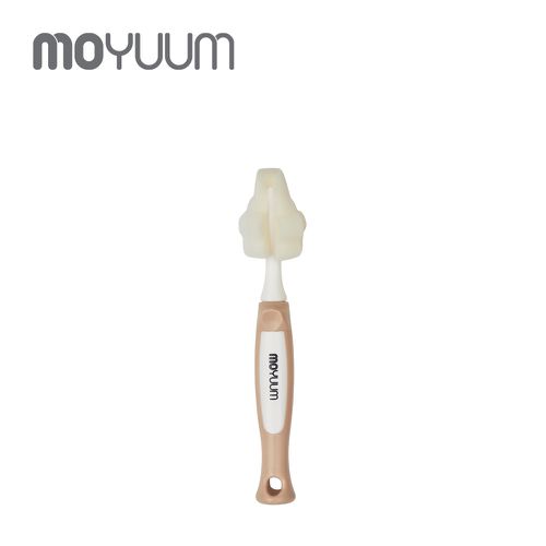 韓國 MOYUUM - 奶嘴海綿刷 2入組-米色