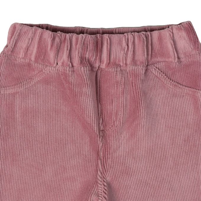akachan honpo - 10分經典褲-燈心絨-粉紅色