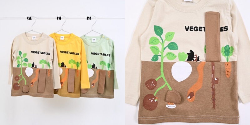 日本 Baby Room - 純棉立體翻翻樂長袖上衣-幽靈速食店-粉