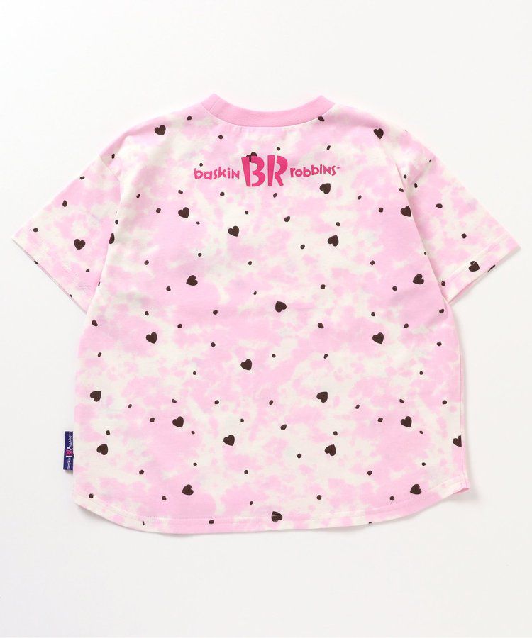 日本 BREEZE - 31冰淇淋聯名 暈染短袖上衣-跳跳糖-薄荷綠