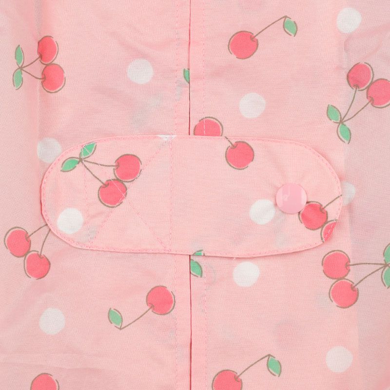 akachan honpo - 雨衣-櫻桃-粉紅色