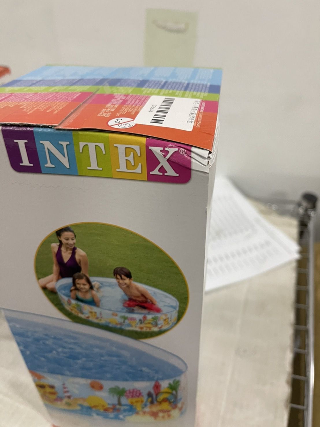 INTEX - [盒損福利品]黃色小鴨戲水趣游泳池