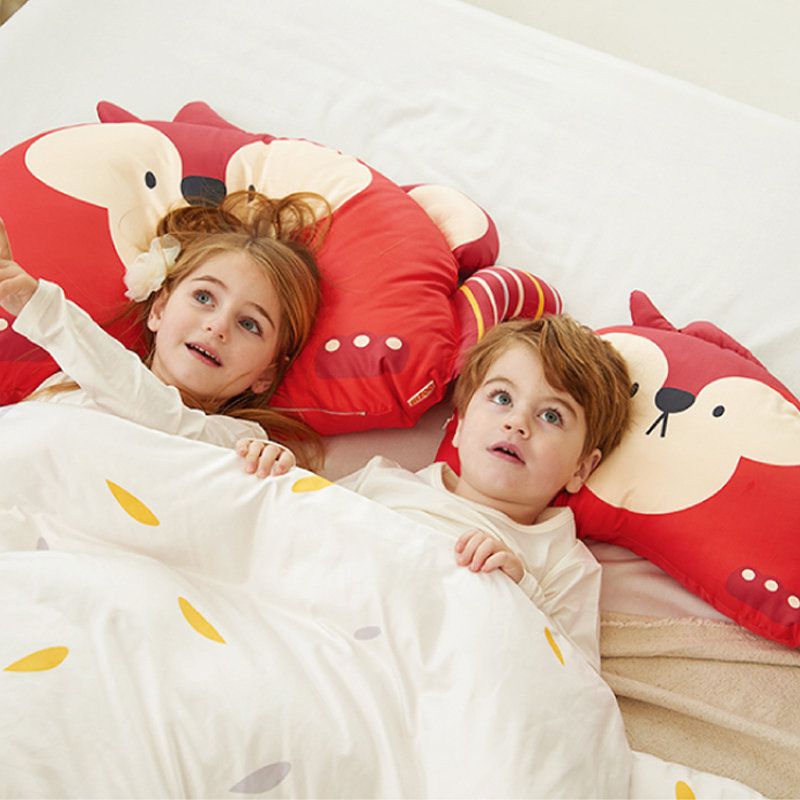 正韓Hello HiZoo - 純手工製動物夥伴防蟎抗菌兒童枕/透氣枕/護脊/護頸枕(大款)-偶像猴