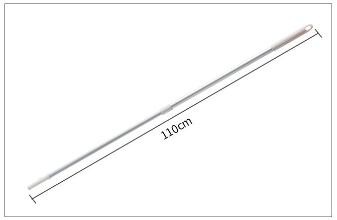 2節輕巧伸縮鋁桿 (全長110cm)