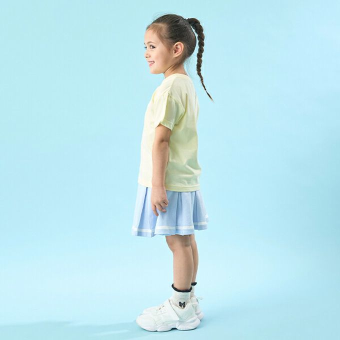 日本 Lycee mine - 水手風百摺短裙-(內襯安全褲)-海軍藍