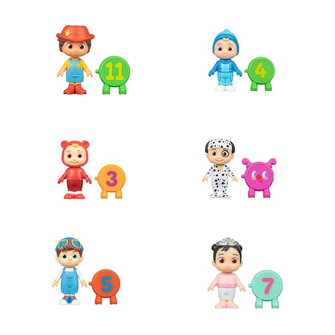 Cocomelon 可可瓜 - Cocomelon-可可瓜 數字蟲蟲人偶單個(2入-隨機出貨)