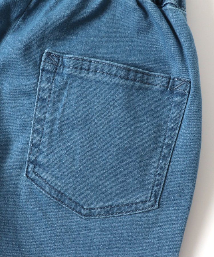 日本 apres les cours - 蝴蝶結口袋腰鬆緊長褲-黑白格