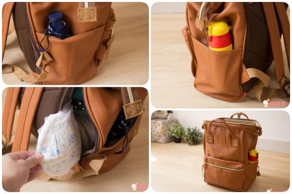 日本 Anello - 日本大開口牛津布後背包-Regular大尺寸-NV海軍藍