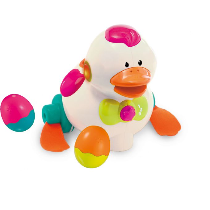 CuteStone - 幼兒成長學習走路小鴨下蛋玩具(幼兒學習引導玩具)
