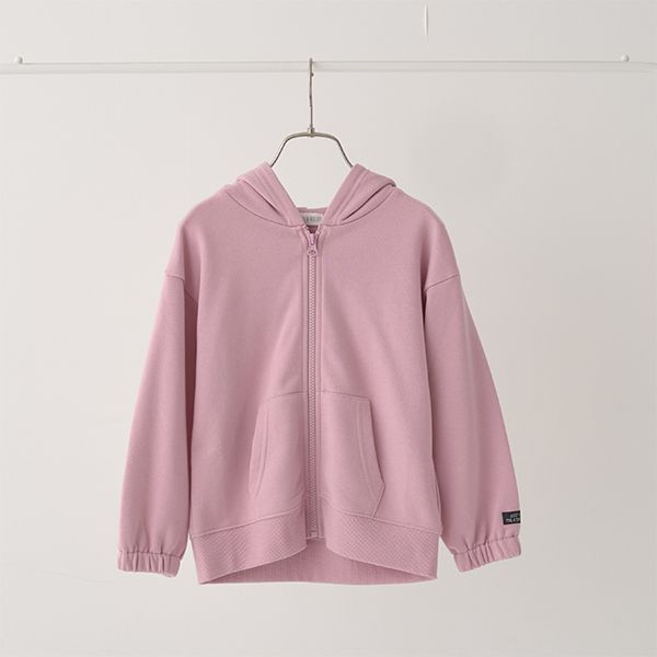 日本 b-ROOM - 簡約百搭連帽運動外套-素色-灰綠