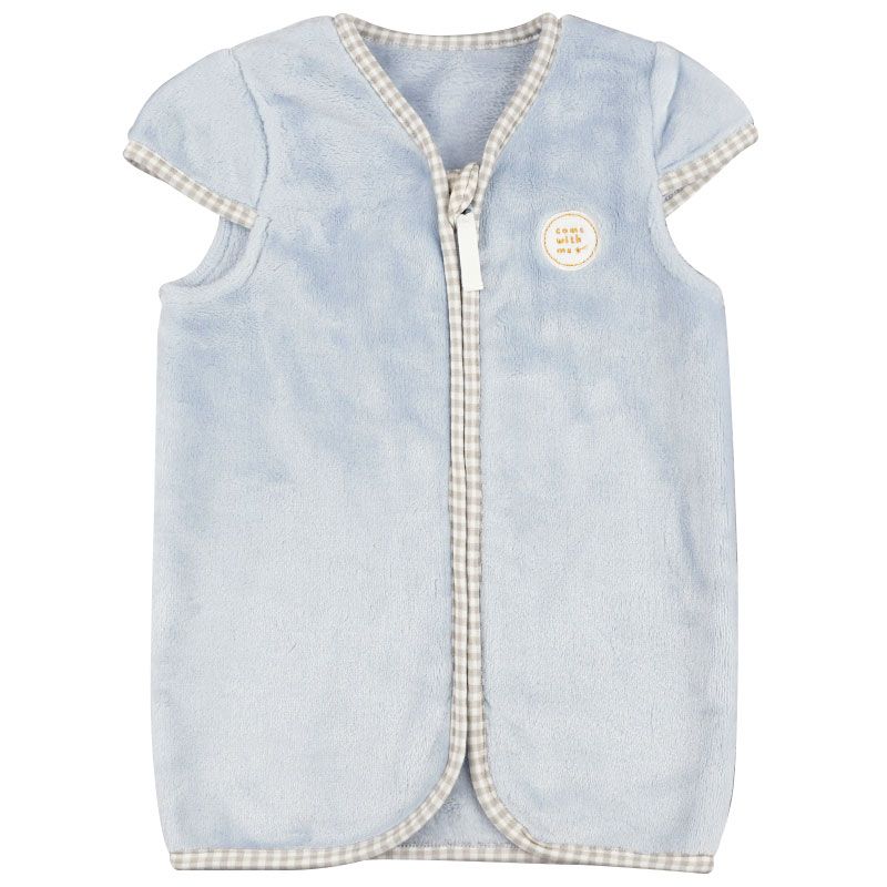 akachan honpo - 耐用保暖防踢被-淺藍色 (60～90cm)-體重6～13kg