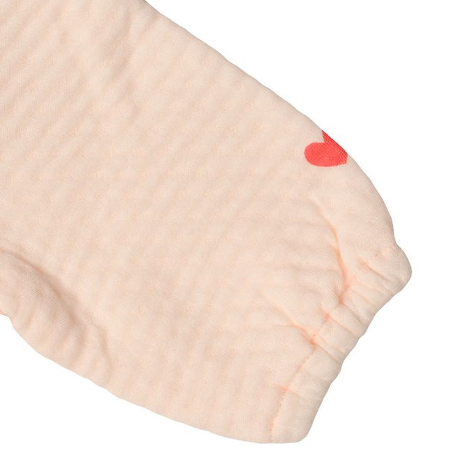 akachan honpo - 長袖舒適連身衣-粉紅色 (50~60cm)