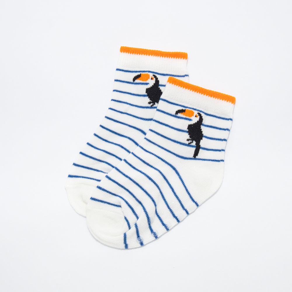 akachan honpo - 襪子-大嘴鳥-藍色