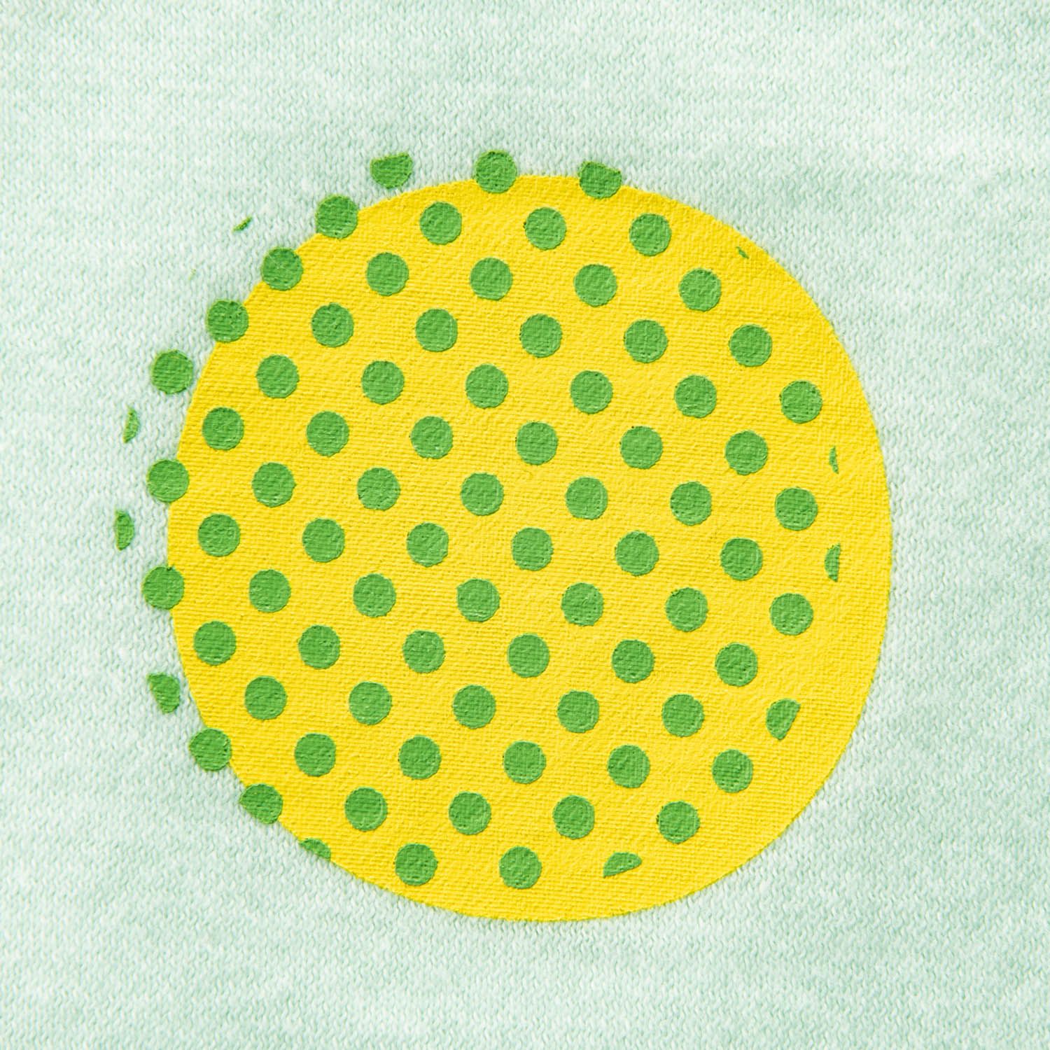 日本千趣會 - GITA 天竺棉印花短T-西瓜領愛心雨-燕麥