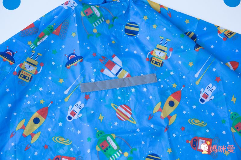 日本 SKATER 代購 - 兒童防雨斗篷(附安全反光條/收納袋)-哆拉A夢 (110~125cm通用)