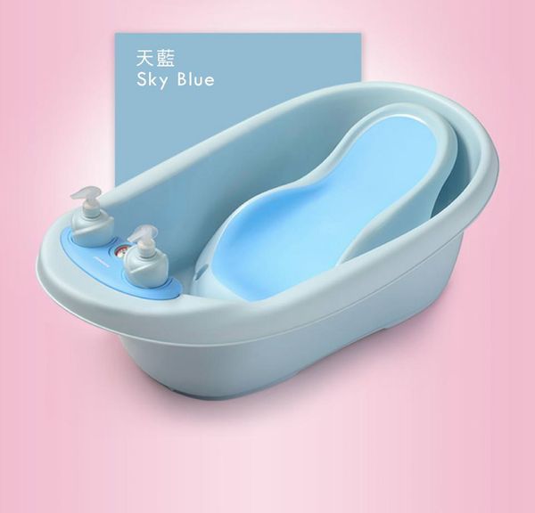 Babyhood - 多功能浴盆 含溫度計-粉色